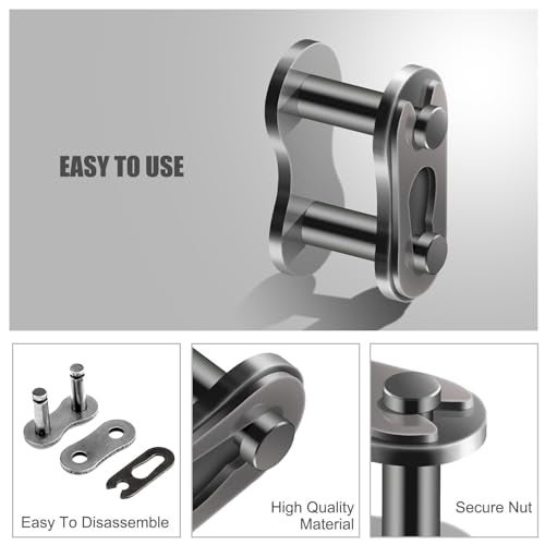 AIEX 8pcs #520 Chain Master Link, Heavy Duty Master Link for Chain with O Ring Chain Connector Link for Motorcycle Dirt Bike Pitpro - Image 3
