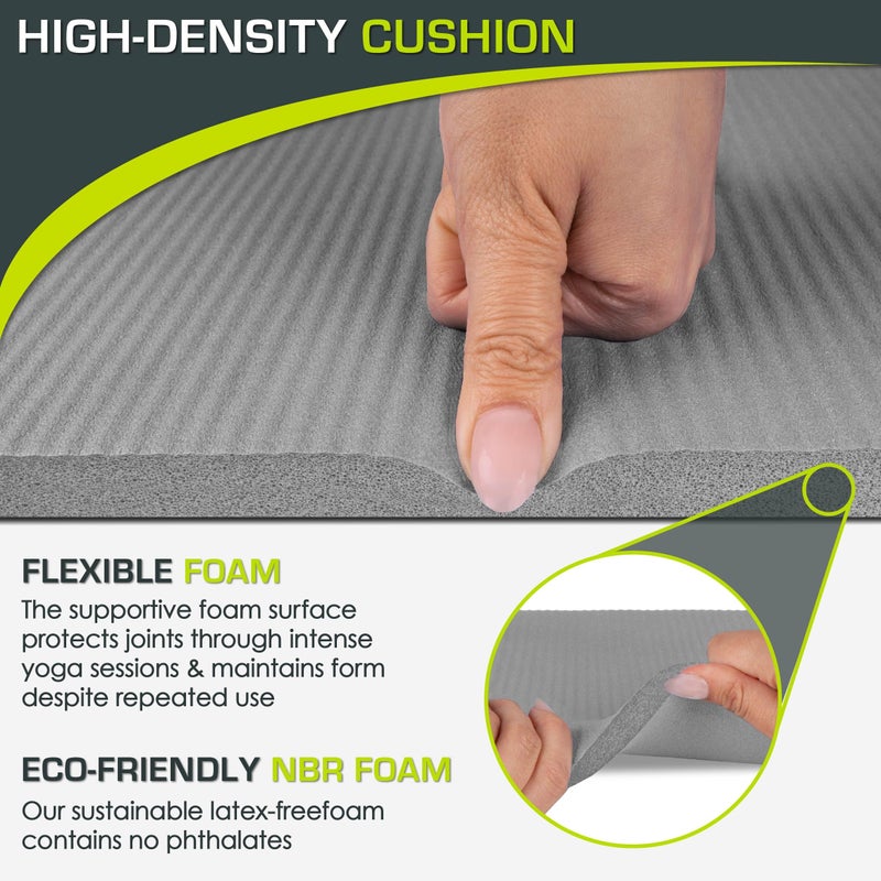 Prosource Fit ProsourceFit Extra Thick Yoga Knee Pad and Elbow Cushion 15mm (5/8â€) Fits Standard Mats for Pain Free Joints in Yoga, Pilates, Floor Workouts - Image 3
