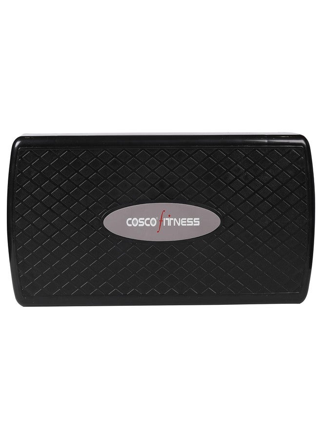 Cosco Aerobic Steps For Men & Women (Black & Grey, Free Size - Height Adjustable) | Material - Plastic | Aerobic Step | Exercise Stepper For Home | Small Aerobic Step | Professional Aerobic Step - Image 5