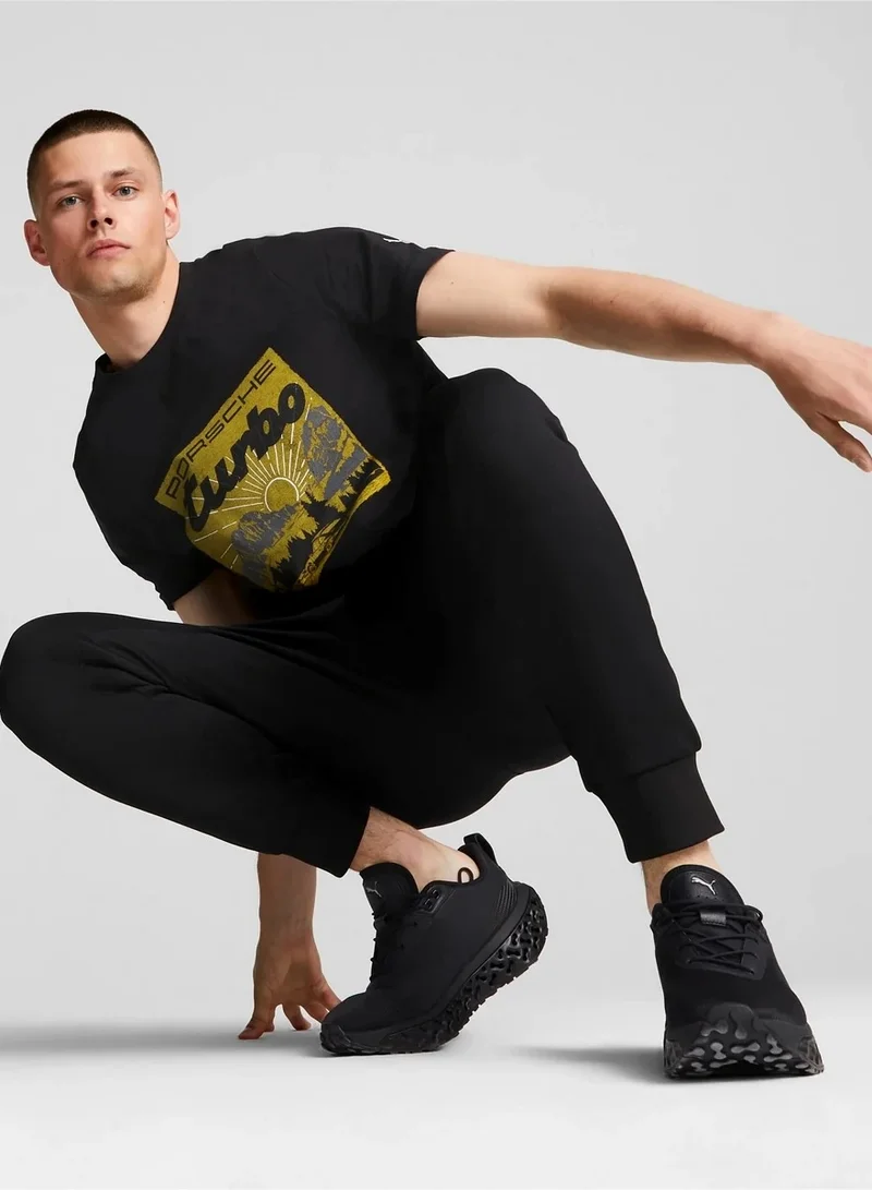 Porsche  Porsche Turbo Mountain Graphic Men's T-shirt for Men | Best Price UAE