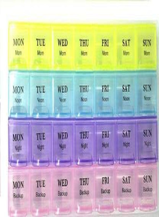 Bliss Pill Box/Medicine Organizer/Medicine Reminder, Tablet Storage Box for 28 Days or 4 Weeks For 7 Days - Image 1