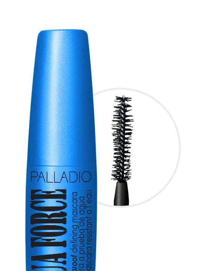 PALLADIO ماسكارا أكوا فورس المقاومة للماء، سوداء - Image 2