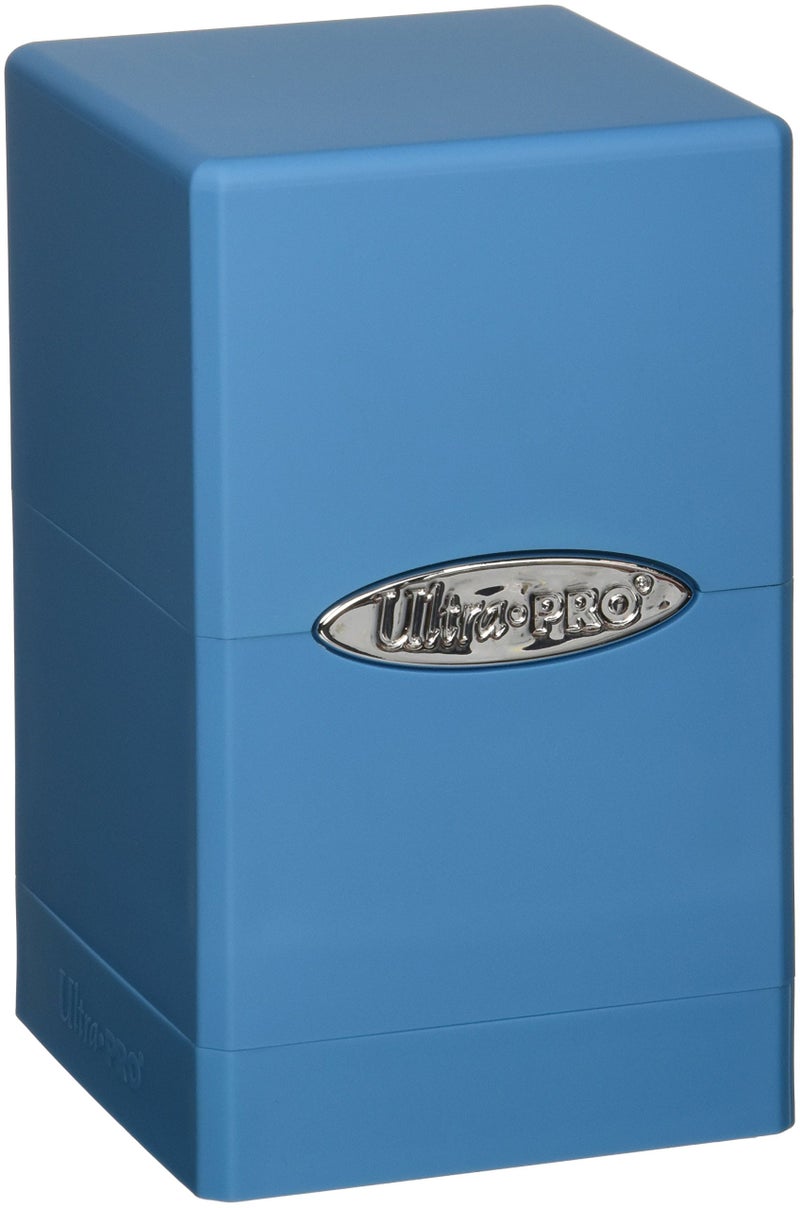 Ultra Pro Light Blue Satin Tower Deck Boxes Trading card game storage solution deck holder case TCG accessory - Image 1