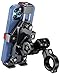BRCOVAN AntiTheft Aluminum Alloy Motorcycle Phone Mount with Vibration Dampener HighSpeed Secure Lock Adjustable Bike Handlebar Cellphone Holder for Bicycle Scooter ATV Fit 4772 Smartphone - Image 2