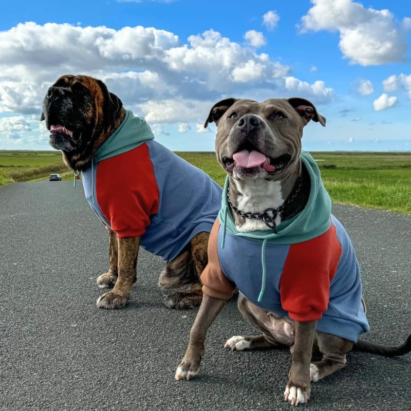 Spark Paws Dog Hoodie – Premium Dog Sweater for Small, Medium, and Large Dogs | Warm Outfits for French Bulldogs, Pitbull, Puppy, Winter Jacket Alternative - Alpine - S - Image 5