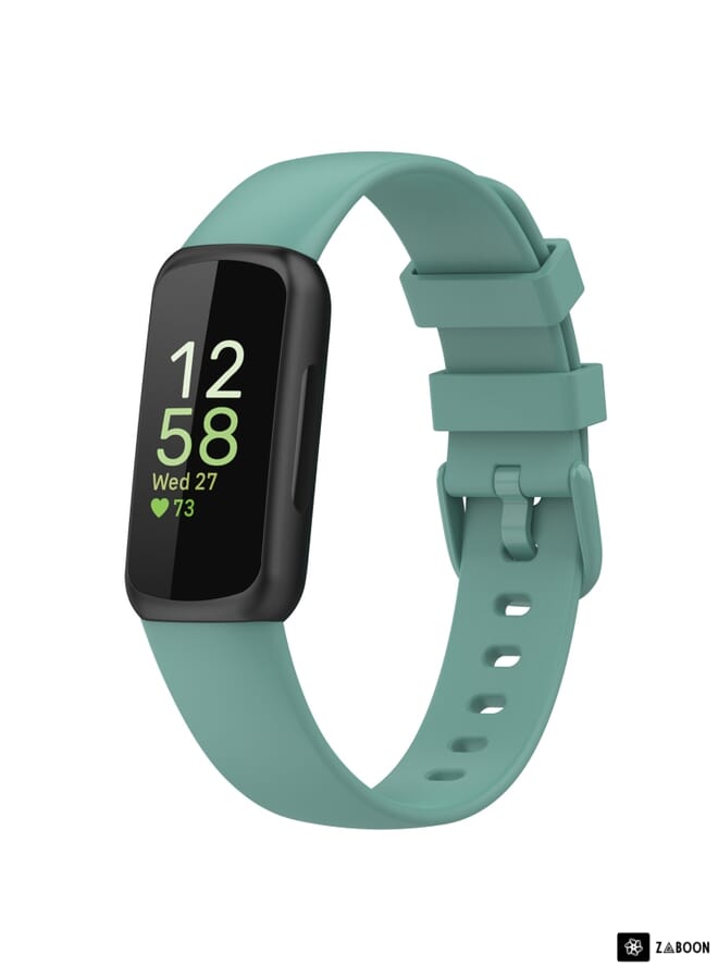 Zaboon Replacement Band For Fitbit Inspire3 Solid Color Silicone , Size:L Size - Image 1