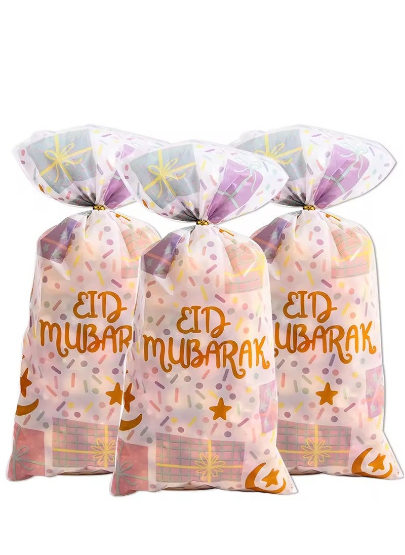 Generic Party Supplies Eid Mubarak Candy Snack Treat Bag Gift Biscuit Cookie Opp Plastic Bags 50pcs  - Image 5
