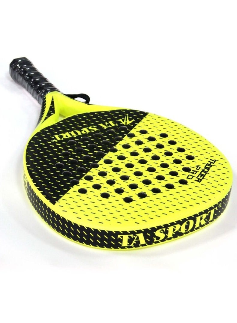 TA SPORT Sport 4029 Tennis Racket, Yellow And Black - Image 3