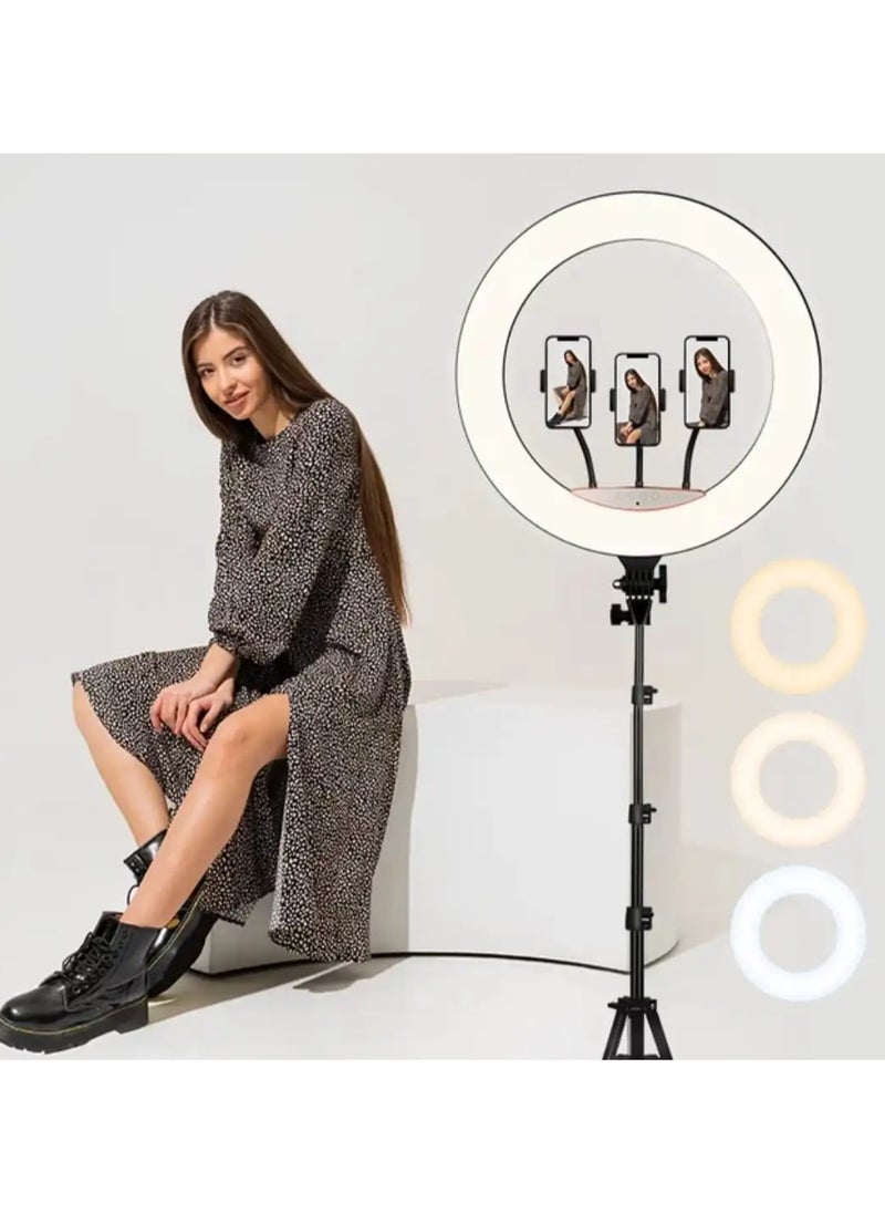 Ring Light RGB LED 3D-56 Live Streaming Ambience Lamp For Vlogging Reels And Photography
