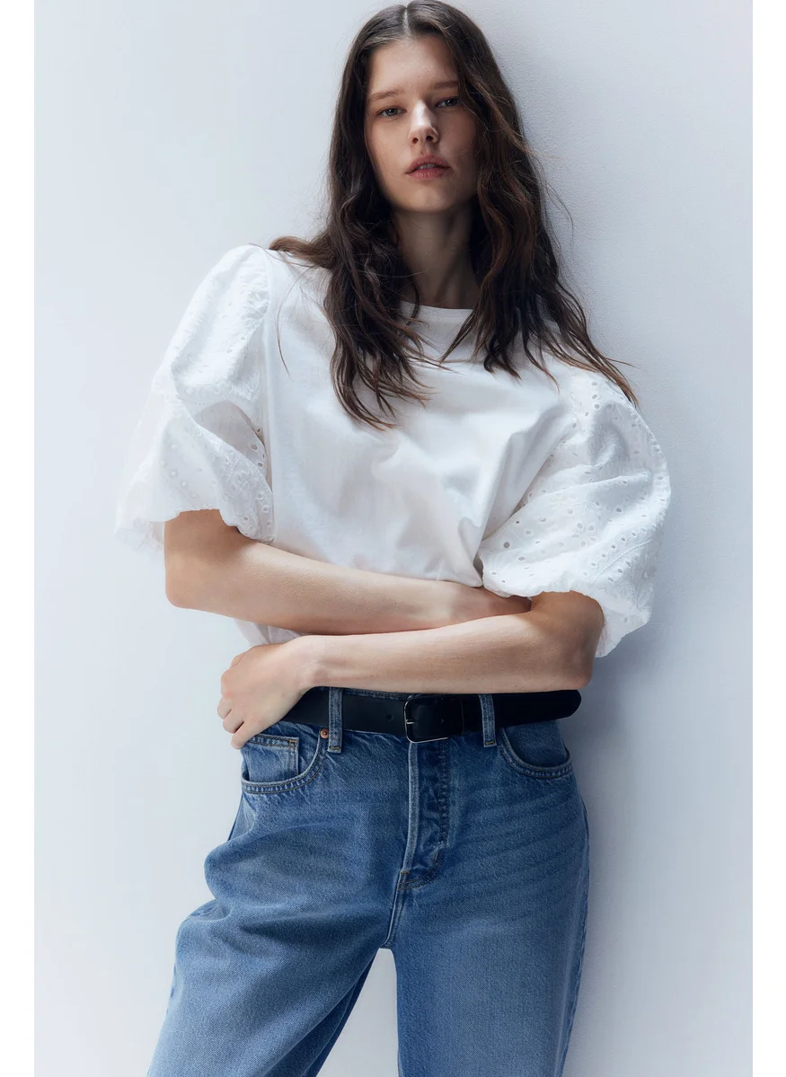 H&M Balloon-Sleeved Top