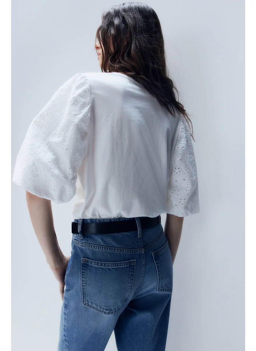 H&M Balloon-Sleeved Top