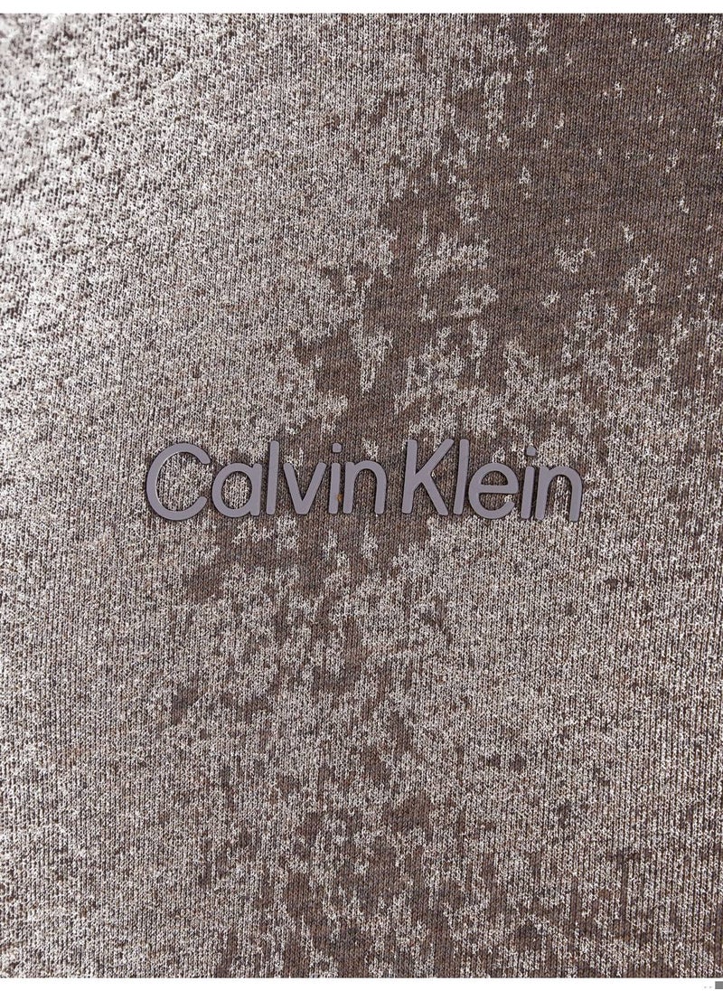 CALVIN KLEIN Calvin Klein Men's Hoody - Long Sleeves - Sportswear - Cotton Sweatshirt, Grey  - Image 5