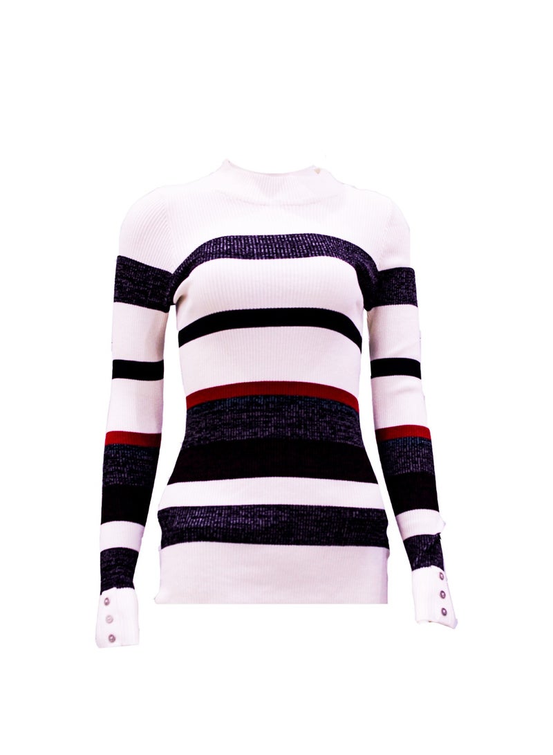 GUESS Guess Women Long Sleeve Multicolor Pullover  - Image 4