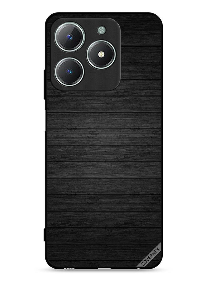 Covernex Realme C63 4G Protective Case Cover Dark Wooden Pattern - Image 1