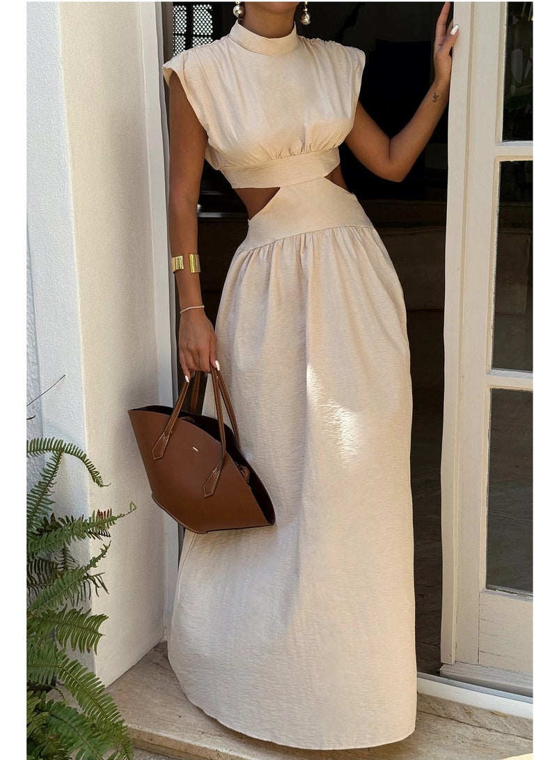 Cut-out Bouffont Dress  - Image 3