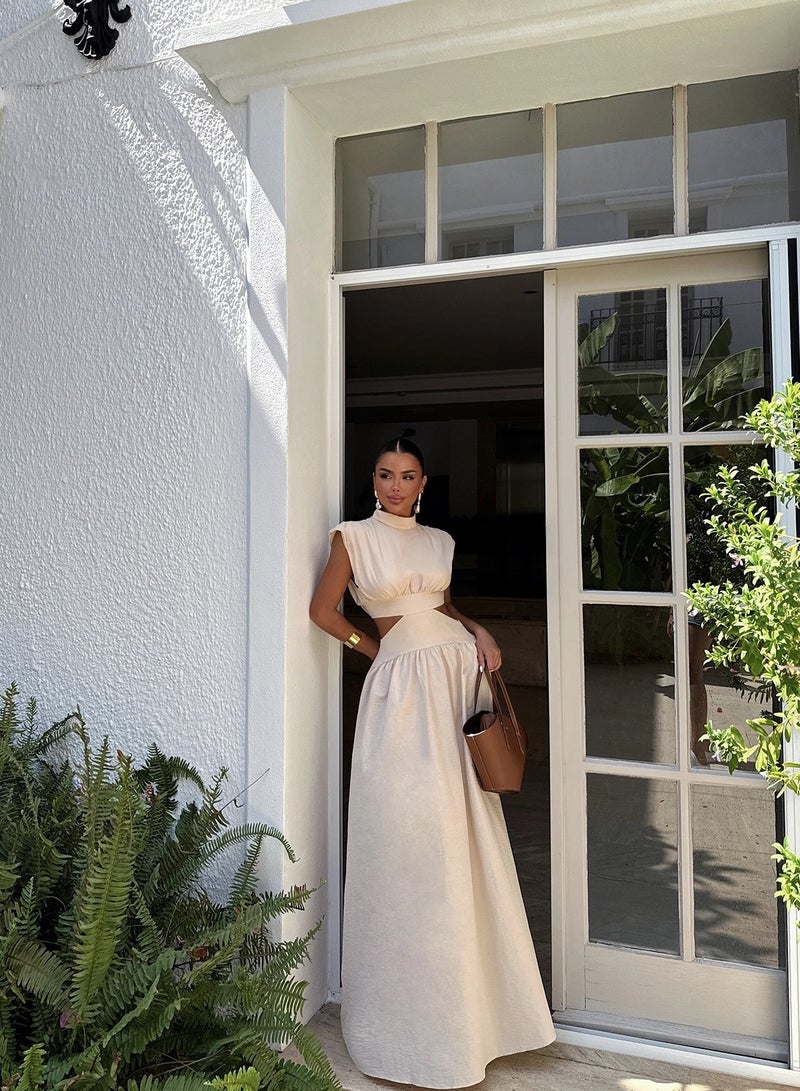 Cut-out Bouffont Dress  - Image 1
