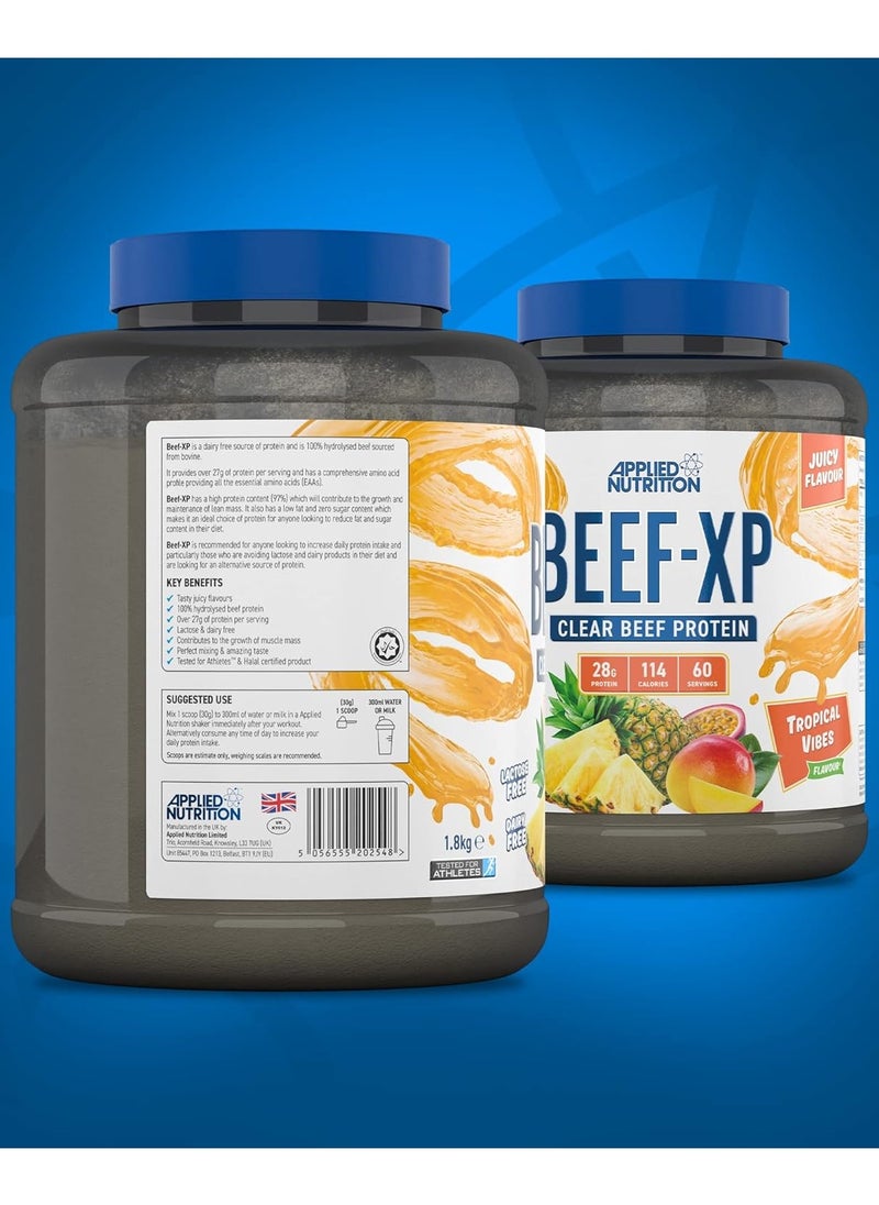 Applied Nutrition - Applied Nutrition Beef-XP 1.8 kg Tropical Vibes Flavor 60 Serving - Image 1