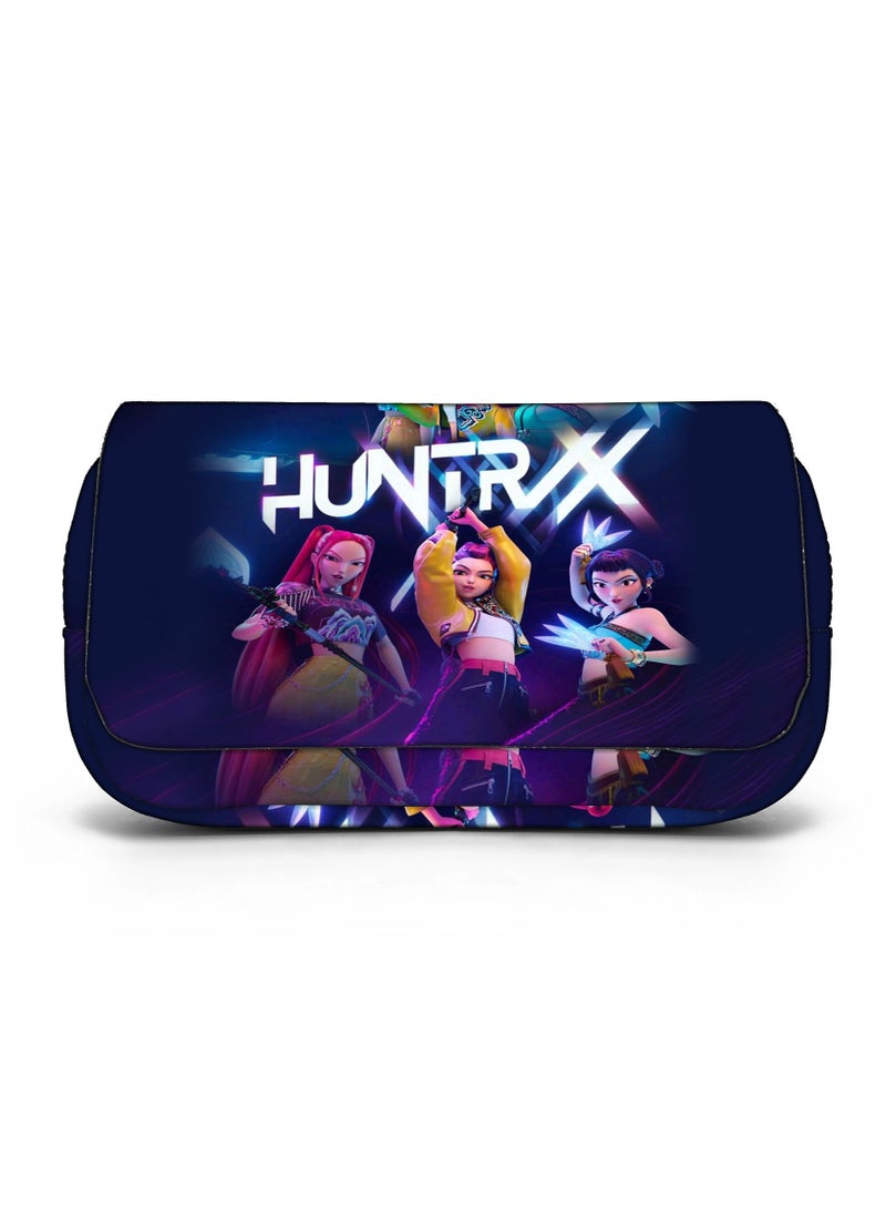 general K-POP: Demon Hunting Girl Group Printed Pencil Case Double-Layered for Organized Storage Can Be Gifted to Friends and Fans - Image 2