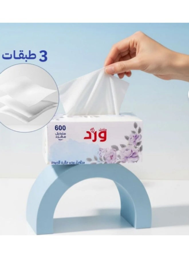 Ward Tissues 600 Tissues, 8 Packs - Image 2