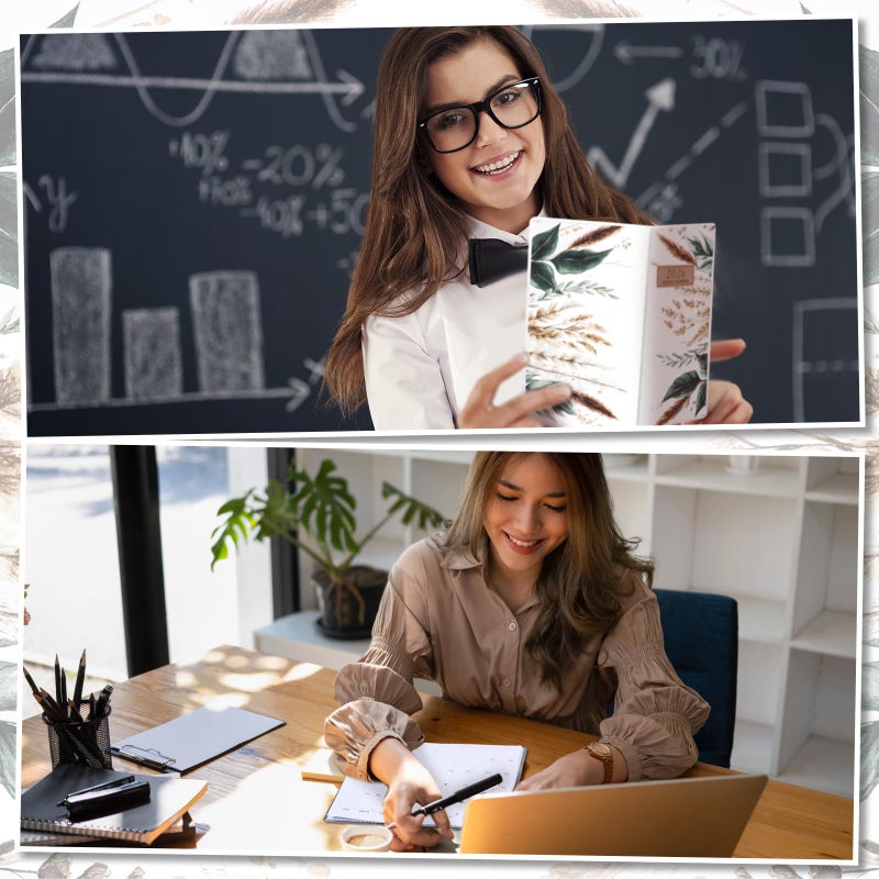 ReliThick 2026 Pocket Calendar for Purse Small Monthly Planner for Women Handy Weekly Pocket Planner Journal Writing Notebook Christmas New Year Gift Sister Friends Women(Aesthetic Boho) - Image 4