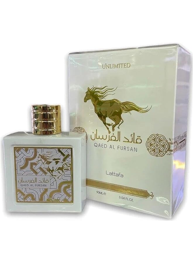 لطافة قائد الفرسان انليميتد 90 مل او دي بارفان وايت اديشن عطر شرقي للرجال والنساء - Image 1