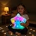 Cuteoy 13 Musical Green Star Plush Pillow Glowing Twinkle Night Light Stuffed Animal LED Toys Adjustable Volume Birthday for Girls Boys - Image 4