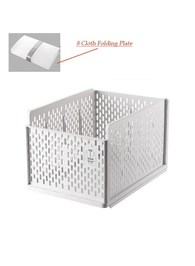 سلة تخزين قابلة للطي في منظم خزانة الملابس - Image 1