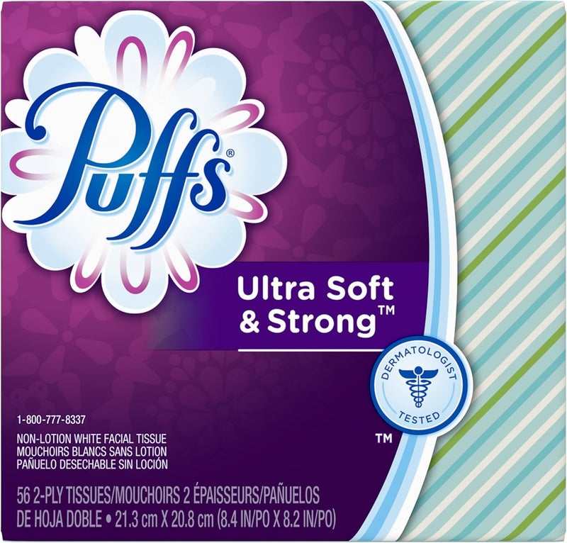 Puffs Ultra Soft  Strong Facial Tissues Pack of 24 Packaging May Vary Old Version