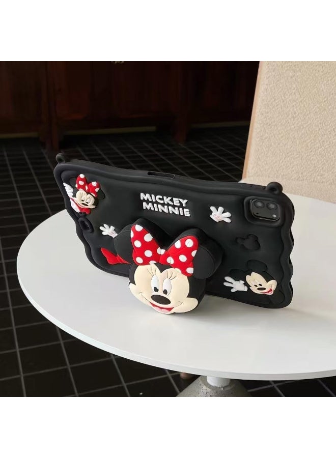 Cartoon 3D Silicon Handle Stand Cover For iPad 6th/5th Generation Case (9.7-inch, 2018/2017), iPad Pro 9.7 inch 2016, Air 2 / Air 1 Gen - Image 3