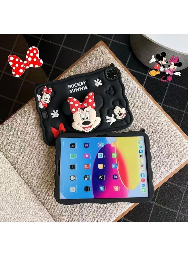 Cartoon 3D Silicon Handle Stand Cover For iPad 6th/5th Generation Case (9.7-inch, 2018/2017), iPad Pro 9.7 inch 2016, Air 2 / Air 1 Gen - Image 2