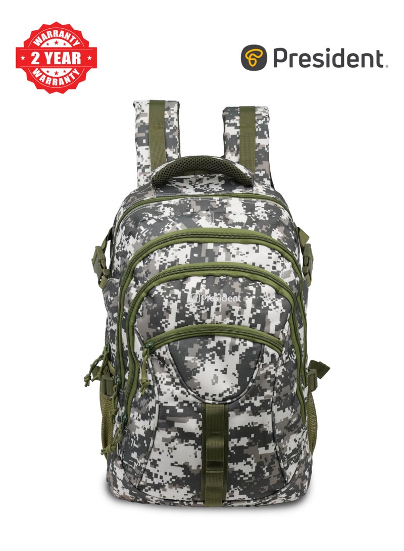 President Premium military backpack 18" inch waterproof with large capacity, Multifunction for Traveling, luggage, and Sports Model-81315 (LIGHT YELLOW) - Image 1