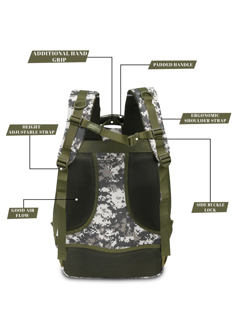 President Premium military backpack 18" inch waterproof with large capacity, Multifunction for Traveling, luggage, and Sports Model-81315 (LIGHT YELLOW) - Image 5