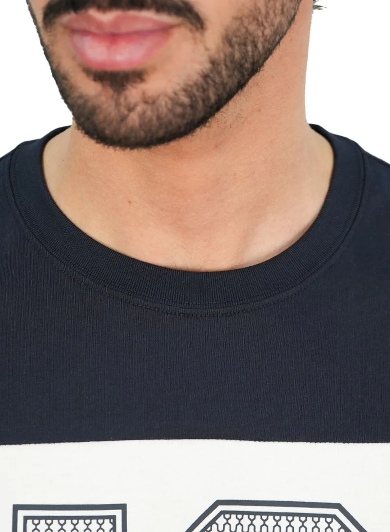 GIORDANO  Men's Slim Cotton Varsity Number Tee for Men | Best Price UAE