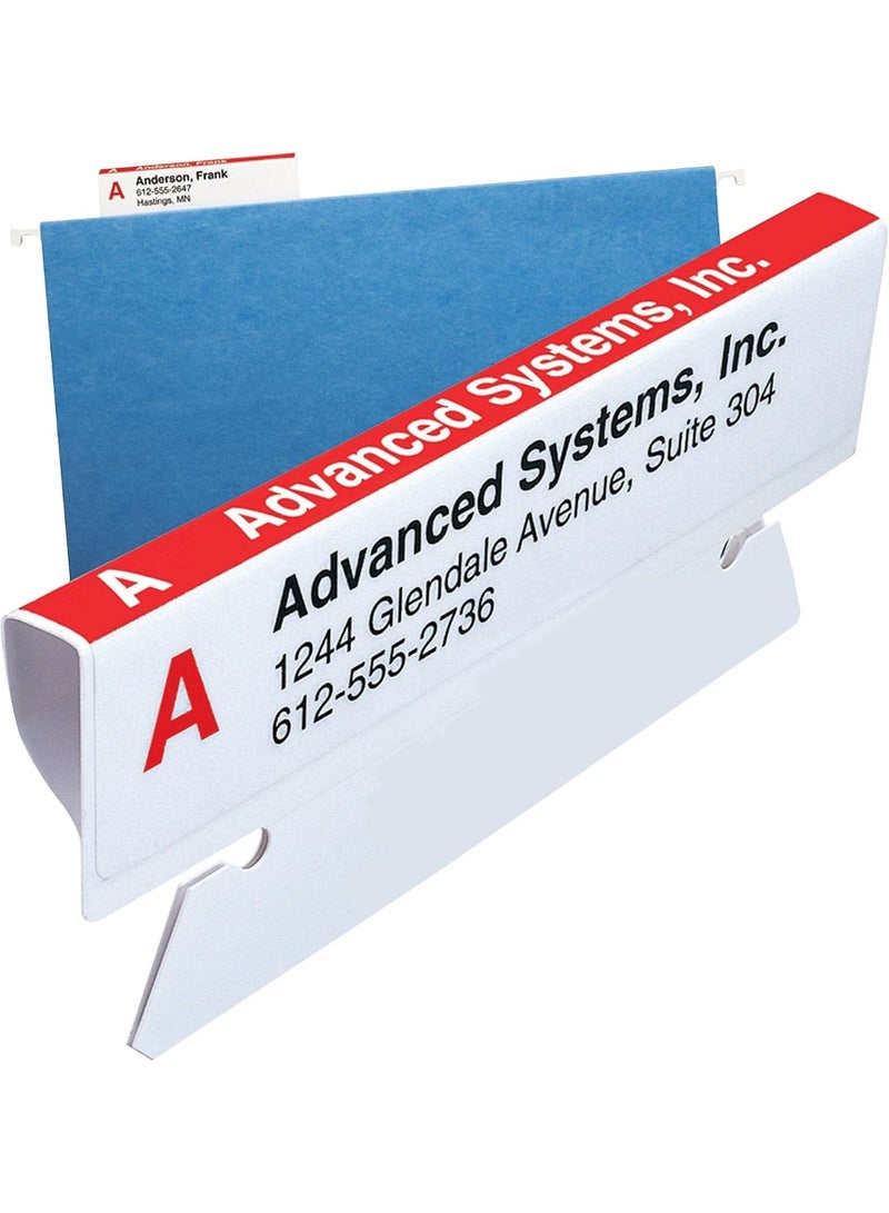 Smead Viewables® Labeling System, Refill Pack, Hanging Folder Labels, Ink-Jet and Laser Printers (64905) - Image 2