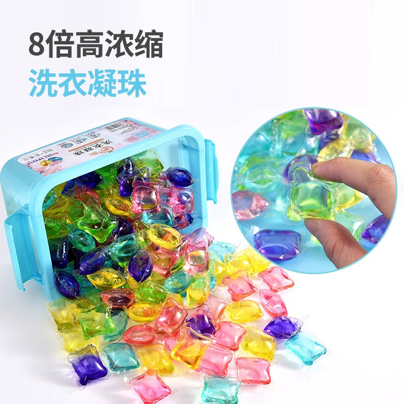 Boxed Perfume Laundry Beads Manufacturers Lasting Fragrance Household Concentrated Single Cavity Laundry Beads Laundry Detergent - Image 4