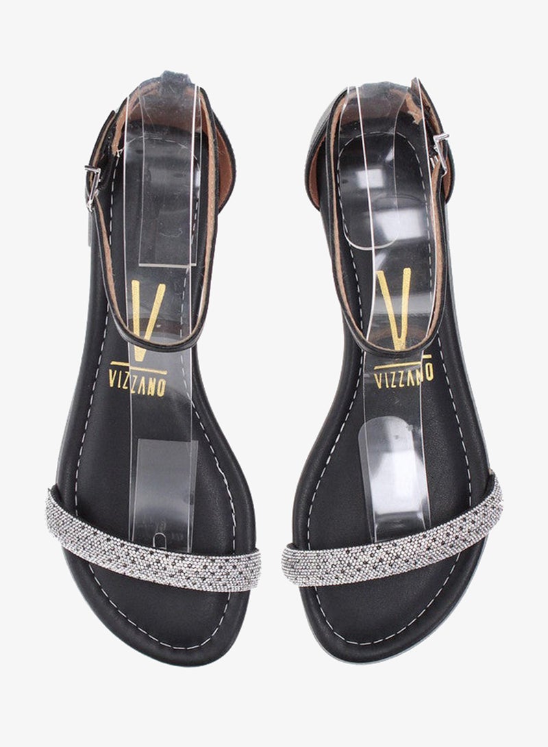 فيزانو صنادل مسطحة للنساء - صنادل مسطحة أنيقة ونعال مسطحة مريحة للسيدات - Image 5