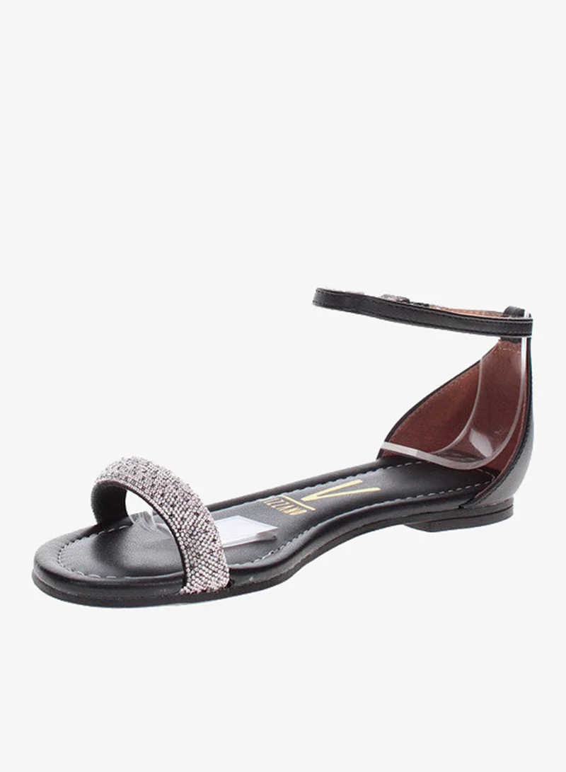 فيزانو صنادل مسطحة للنساء - صنادل مسطحة أنيقة ونعال مسطحة مريحة للسيدات