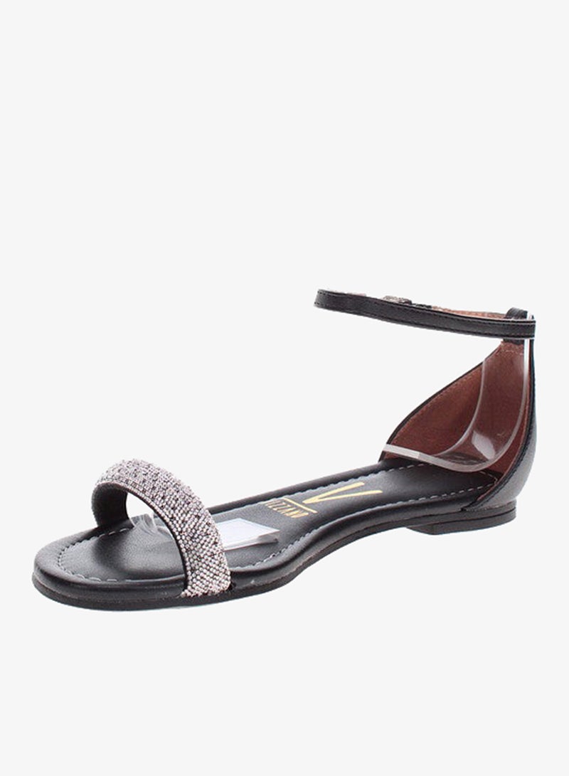 فيزانو صنادل مسطحة للنساء - صنادل مسطحة أنيقة ونعال مسطحة مريحة للسيدات - Image 2