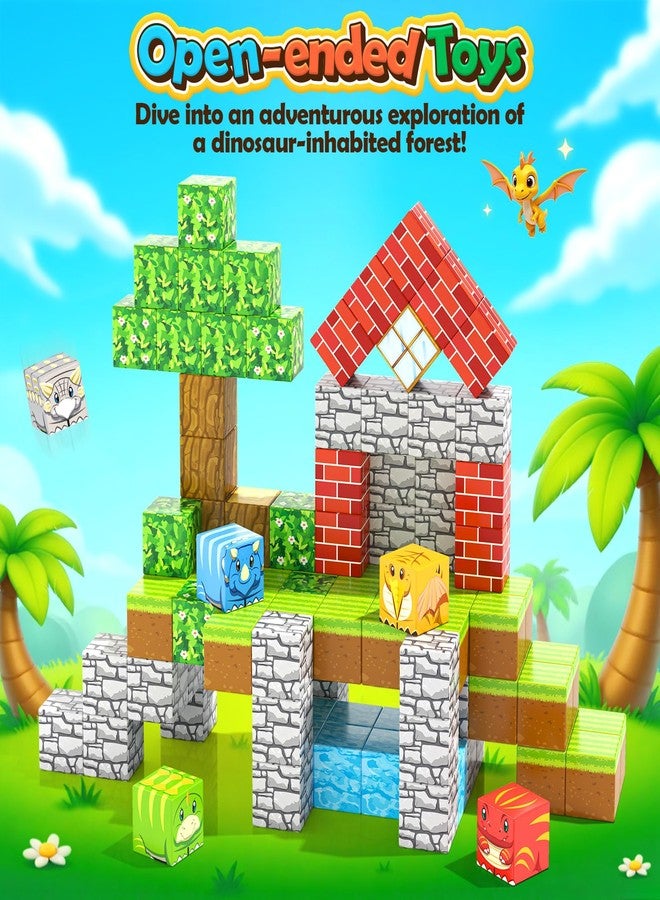 Toylogy مكعبات مغناطيسية، ألعاب حسية للأطفال الصغار من عمر 3 سنوات فما فوق، بنين وبنات - Image 2