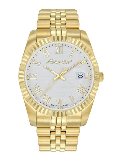 Mathey-Tissot Mathy III Roman White Dial Unisex Watch H810PBRI