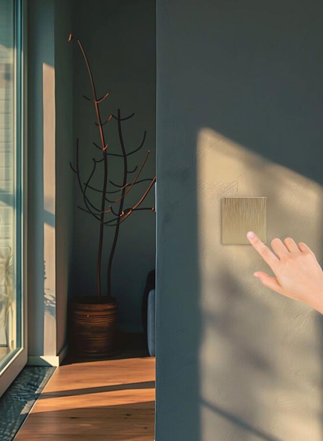 Happy Light Modern Single Light Switch Gold Piano Original 4 lines - Image 5