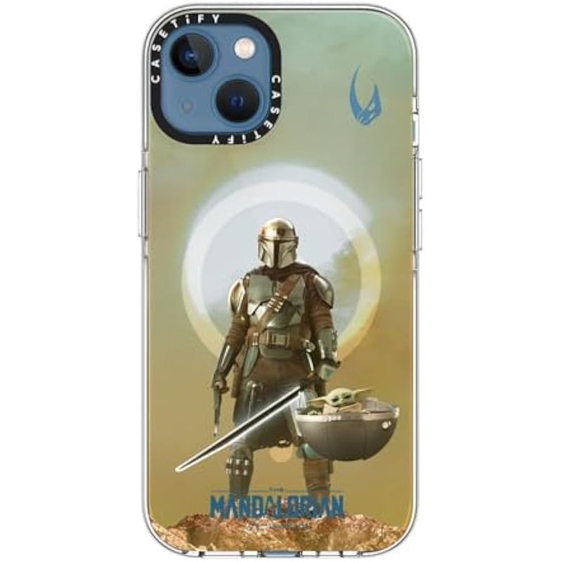 Casetify Clear iPhone 13 Case 【Mandalorian Co-Lab/Not Yellowing / 6.6ft Drop Protection/Compatible with Magsafe】 - A Clan of Two - Clear - Image 5