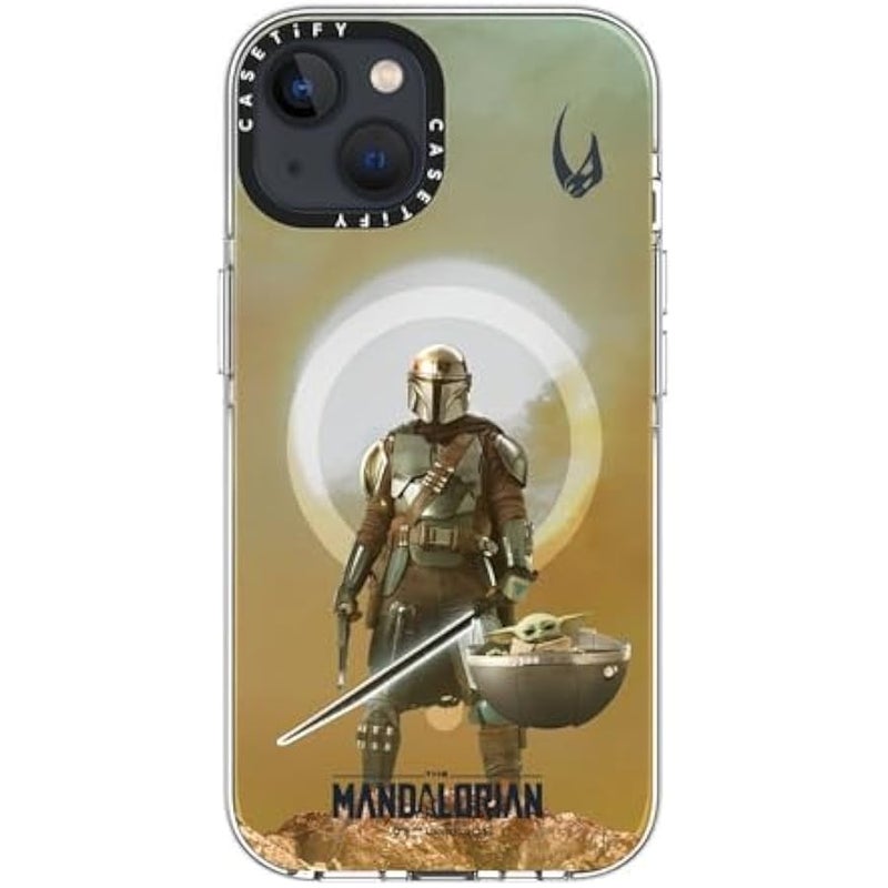 Casetify Clear iPhone 13 Case 【Mandalorian Co-Lab/Not Yellowing / 6.6ft Drop Protection/Compatible with Magsafe】 - A Clan of Two - Clear - Image 4