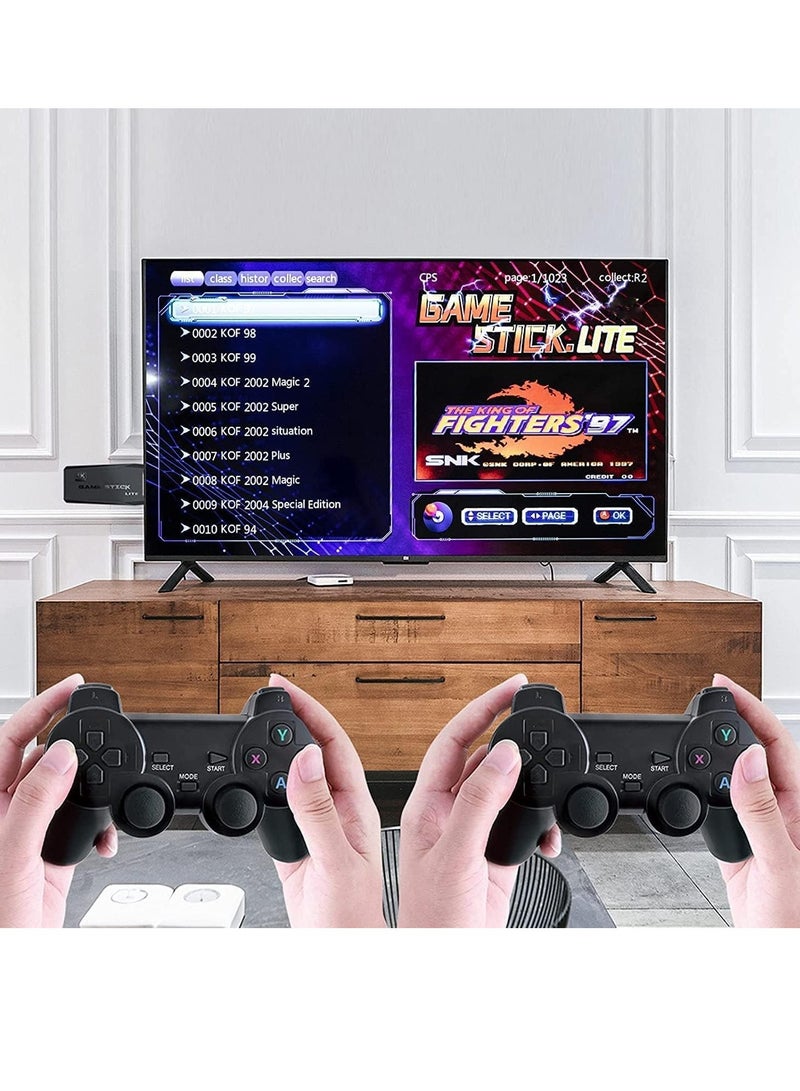 ELTRAZONE M8 Wireless HDMI High-Definition Game Console,Built-in 10000+ Games with Hidden USB Flash Drive Design ,Plug and Play Video Game Stick,Supports 9 emulators, - Image 4