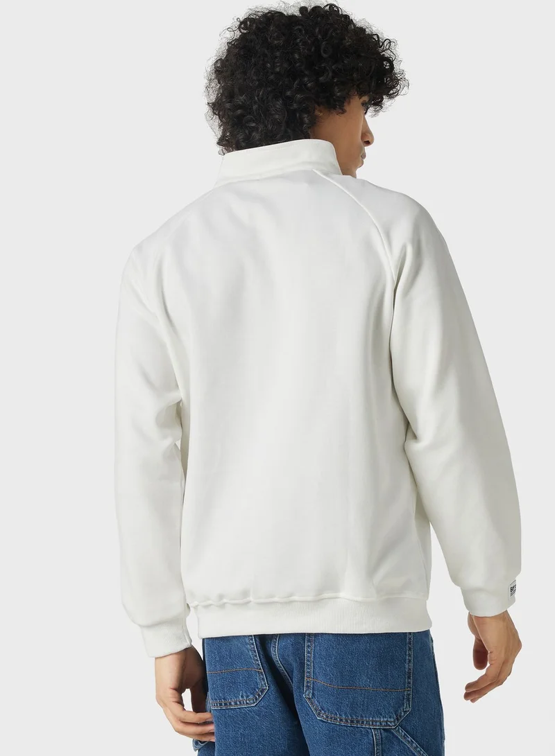 OFF LIMITS Zip Neck Sweater