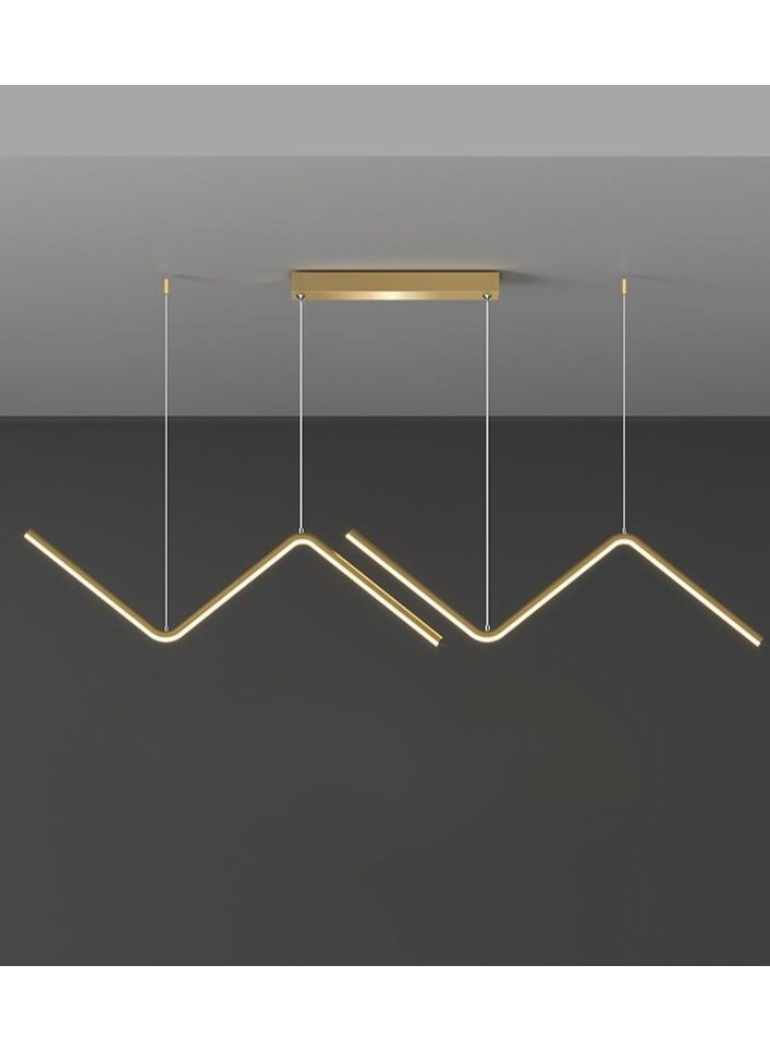 إسكدنيا الحديثة LED قلادة ضوء الذهب نجفة معلقة لمطعم أنبوبي مطبخ مكتب القهوة مصابيح زخرفية داخلية - Image 2