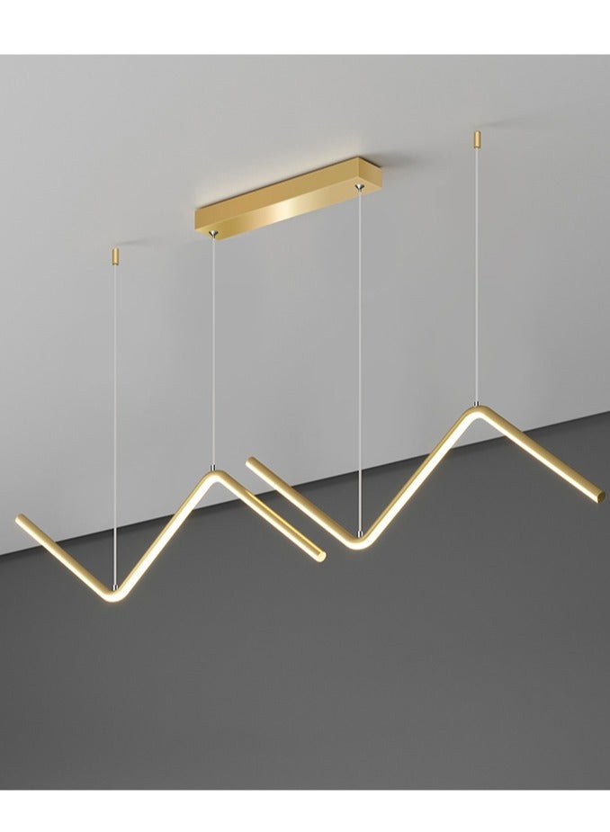 إسكدنيا الحديثة LED قلادة ضوء الذهب نجفة معلقة لمطعم أنبوبي مطبخ مكتب القهوة مصابيح زخرفية داخلية - Image 3