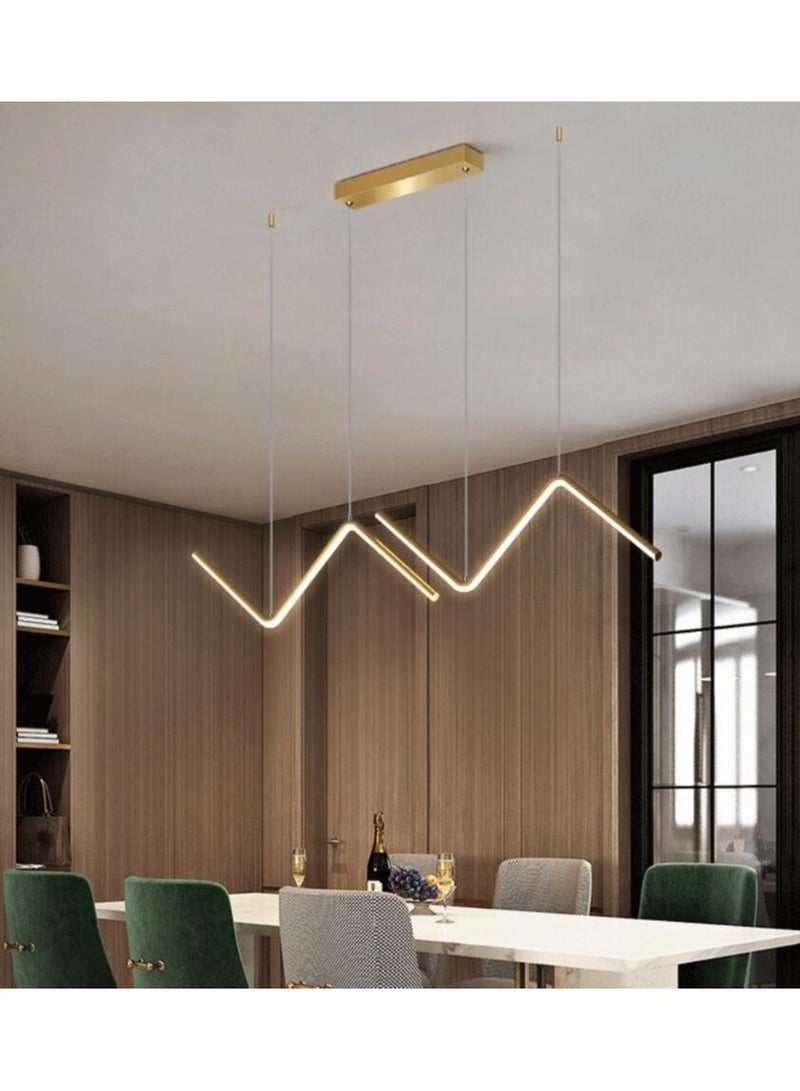 إسكدنيا الحديثة LED قلادة ضوء الذهب نجفة معلقة لمطعم أنبوبي مطبخ مكتب القهوة مصابيح زخرفية داخلية - Image 1