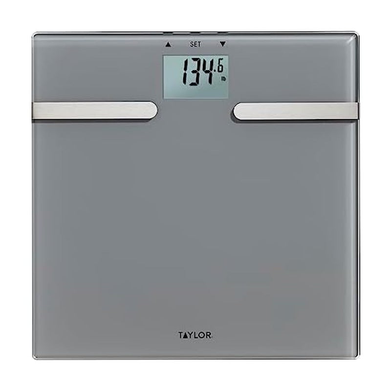 Taylor BIA Digital Bathroom Scale, Charcoal Grey, (5282622)