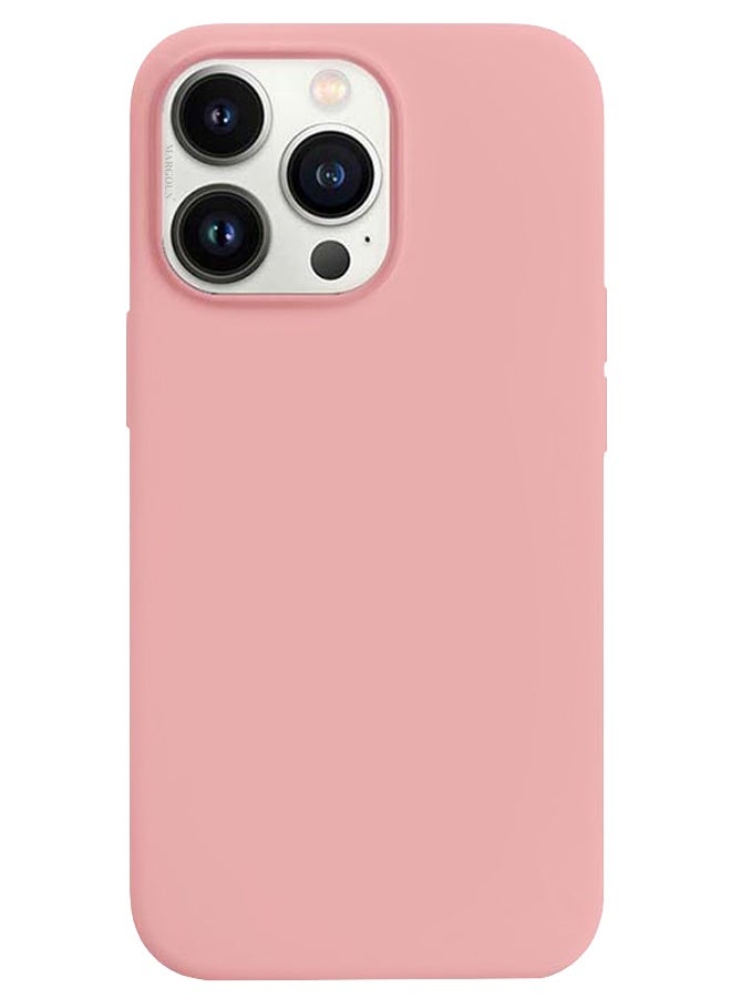 CATANES Protective Soft Silicone Case Cover for iPhone 13 Pro Max - Pink  - Image 1